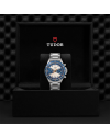 Tudor Heritage Chrono Blue Opaline and blue dial, Steel bracelet (watches)